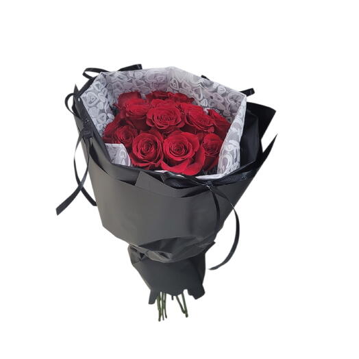 Glorious jewel. Red roses
