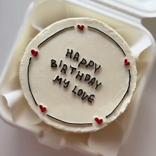 Bento cake happy birthday