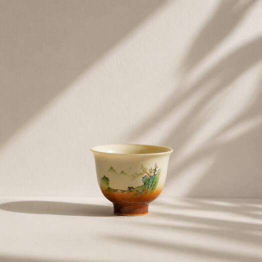 Herbs and Trees Tea Bowl, Porcelain, 50 ml
