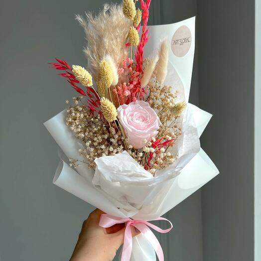 Dried Flower Bouquet "Pink" Mini