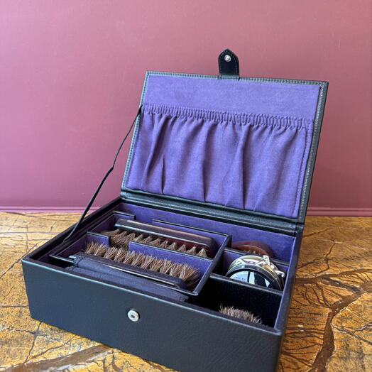 Wolf Shoe Shine Kit Black