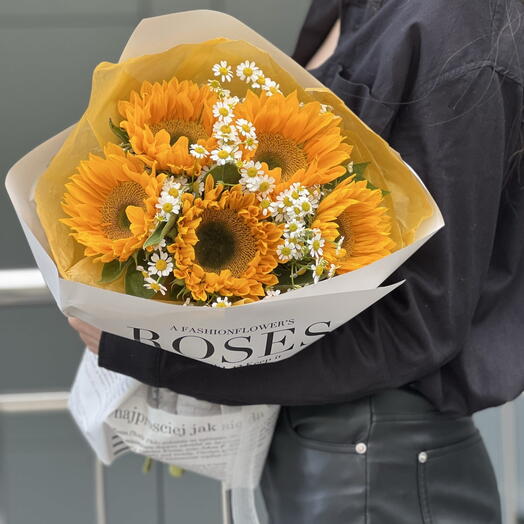 Mazzo di girasoli