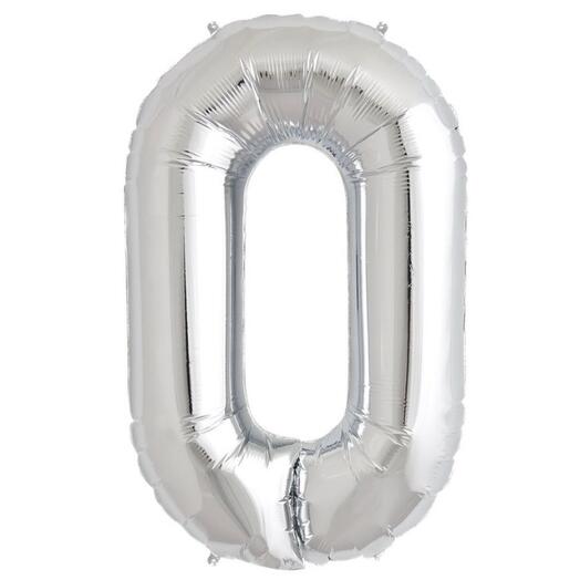 Balloon digit 0