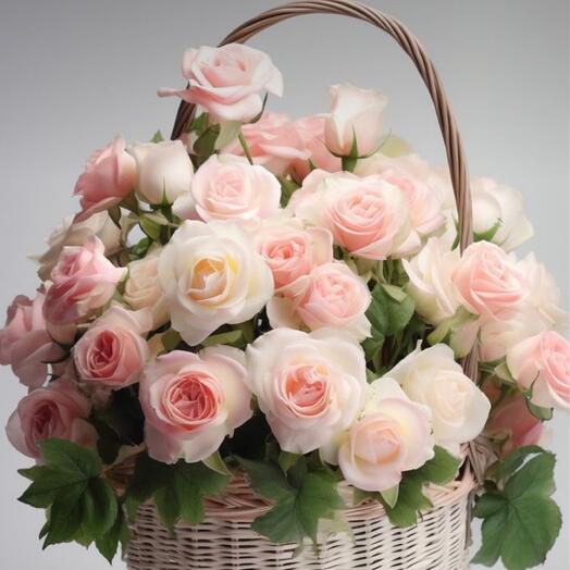 Fiori in un cestino