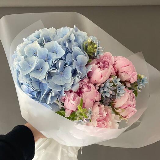 Mix bouquet blue
