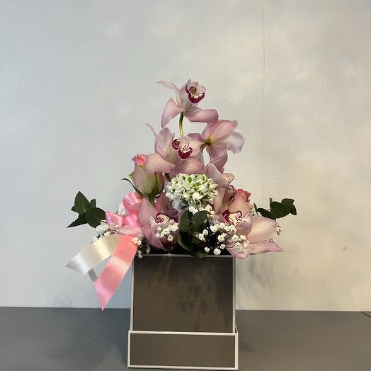 Flowers in a box