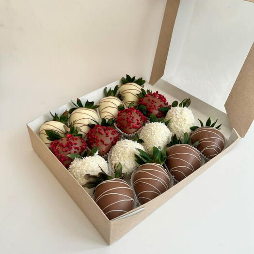 Strawberries in chocolate MiniMix