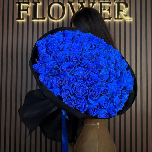 Blue Rose Bouquet