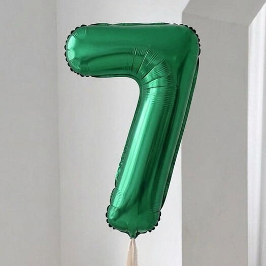 Balon z helem Cyfra 7
