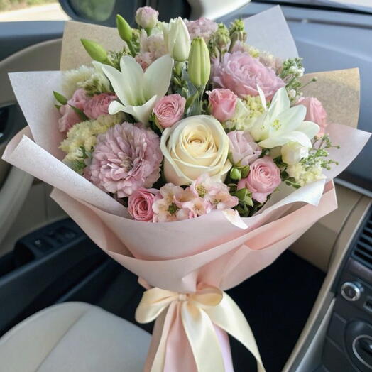 Flowers bouquet Lilies melody 🎶🪷