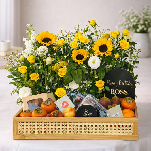 Fresh Bloom Basket
