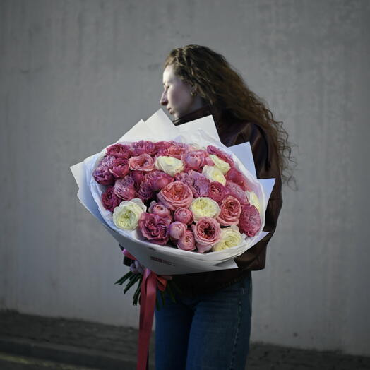 Bouquet 35 Peony Roses