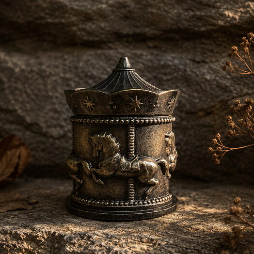 Vintage Carousel Candle