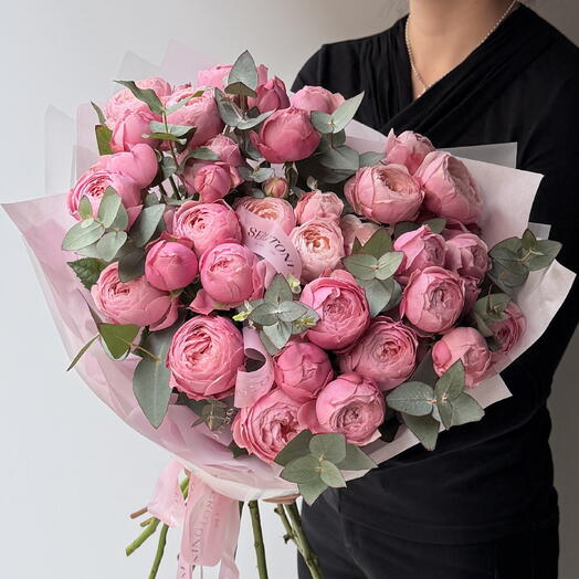Spray roses silva pink 9