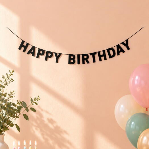 Garland "HAPPY BIRTHDAY"