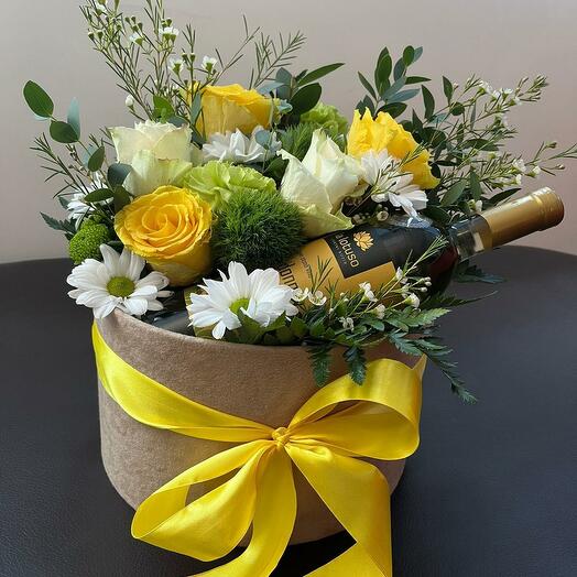 Wine flower box