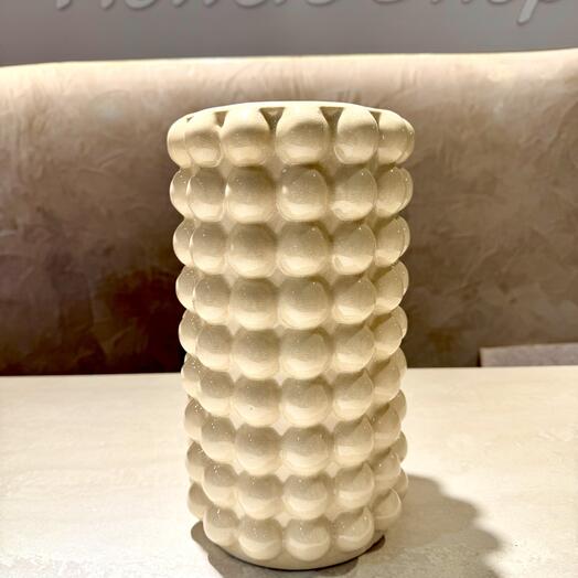 Bubble vase Cream