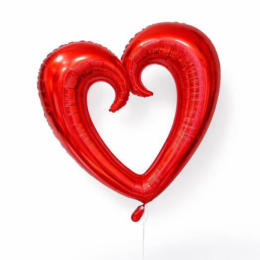 Ballon air the heart is big