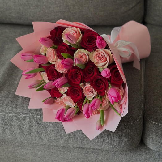 Mix bouquet Red and pink