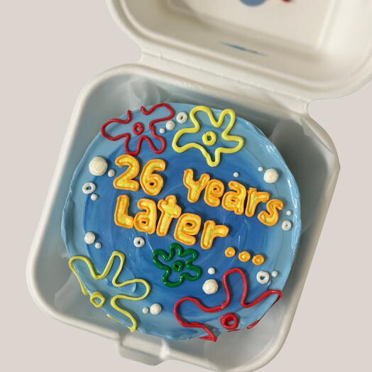 Bento Cake Blue