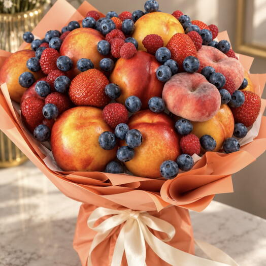 Bouquet of fruits and berries