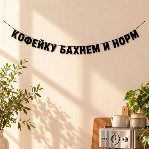 Garland "КОФЕЙКУ БАХНЕМ И НОРМ"