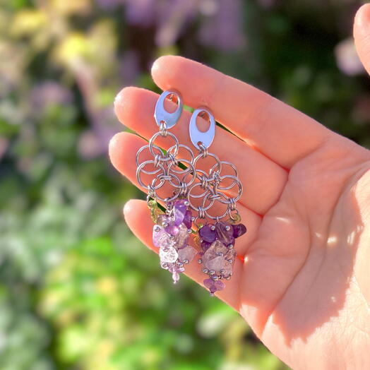 Wisteria Charm Earrings