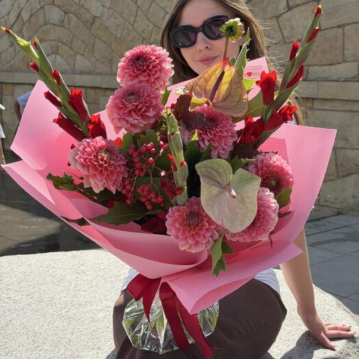 Bouquet of dahlias