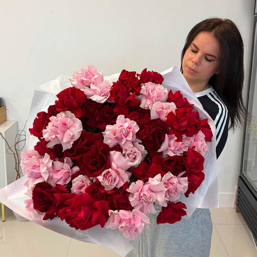 50 French Roses - Mix