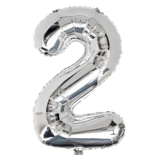 Balloon digit 2
