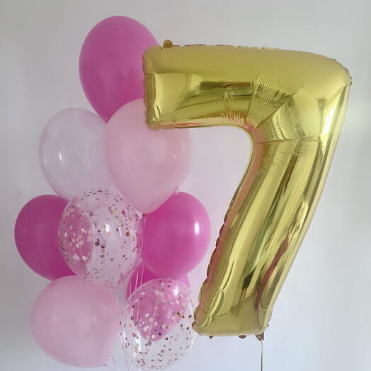 Numbered balloons