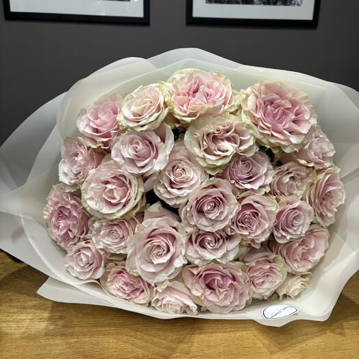 Bouquet of roses "Pink Mondial"