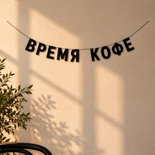 COFFEE TIME Garland