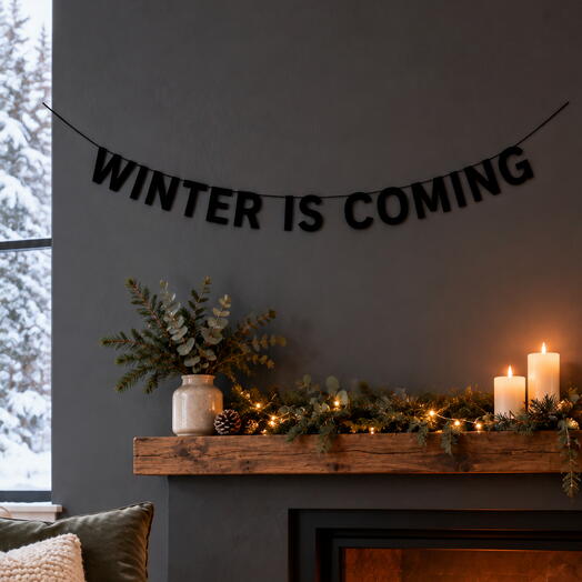 Garland "WINTER IS COMING"